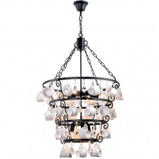 Φωτιστικό Κρεμαστό 9xE14 230V Μαύρο 955CUPS9